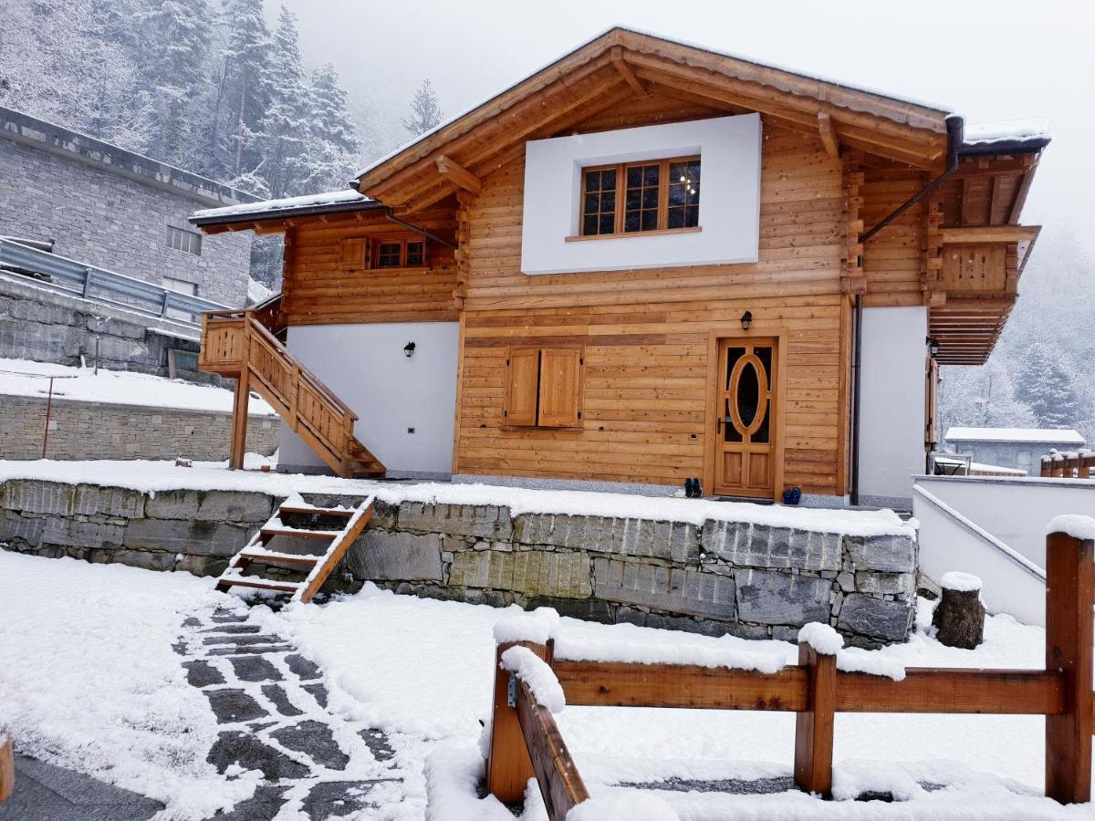 瓦尔佐Casa Vacanza In Tipico Chalet Di Montagna别墅 外观 照片
