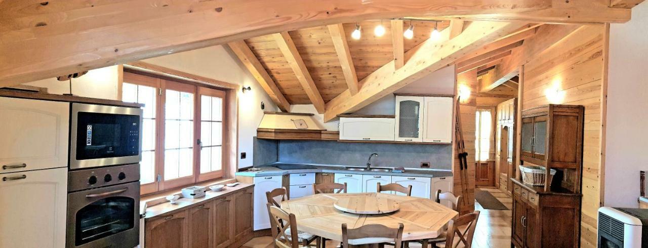 瓦尔佐Casa Vacanza In Tipico Chalet Di Montagna别墅 外观 照片