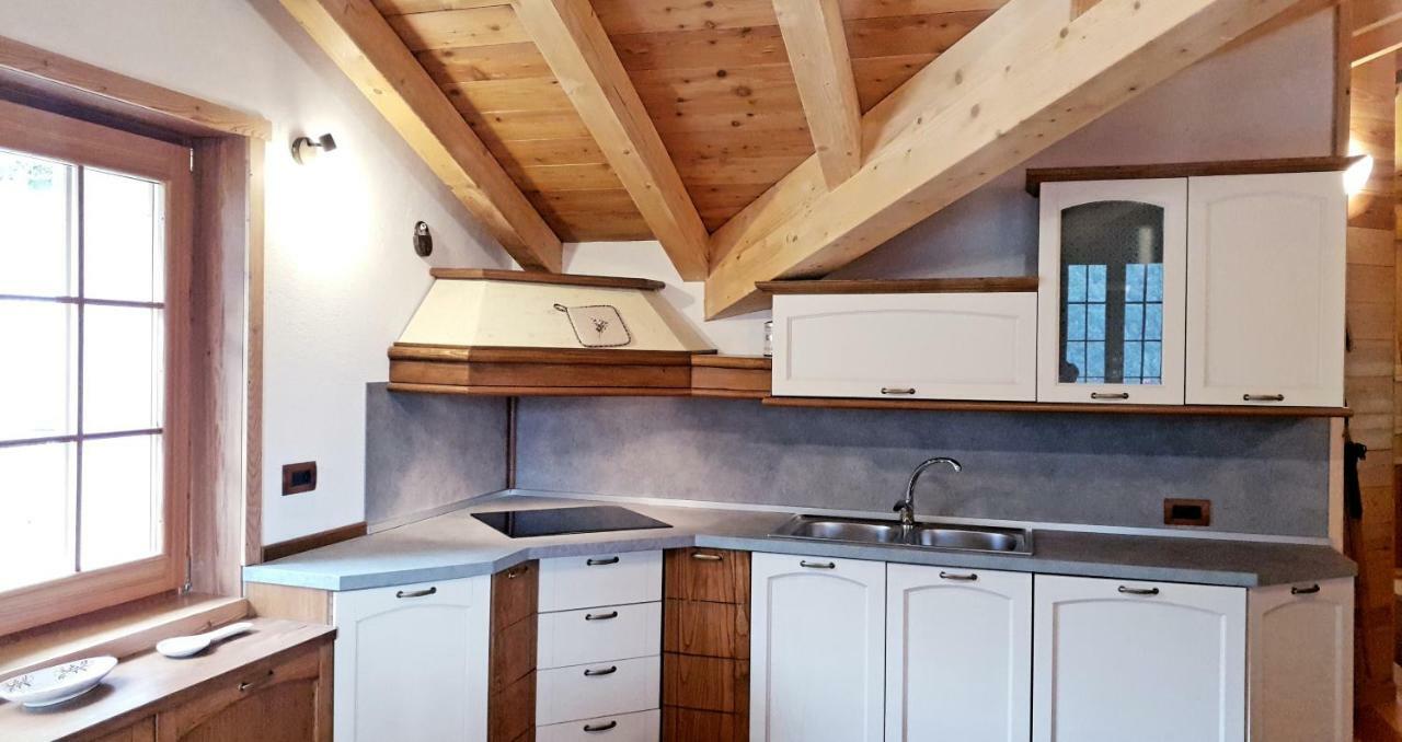 瓦尔佐Casa Vacanza In Tipico Chalet Di Montagna别墅 外观 照片